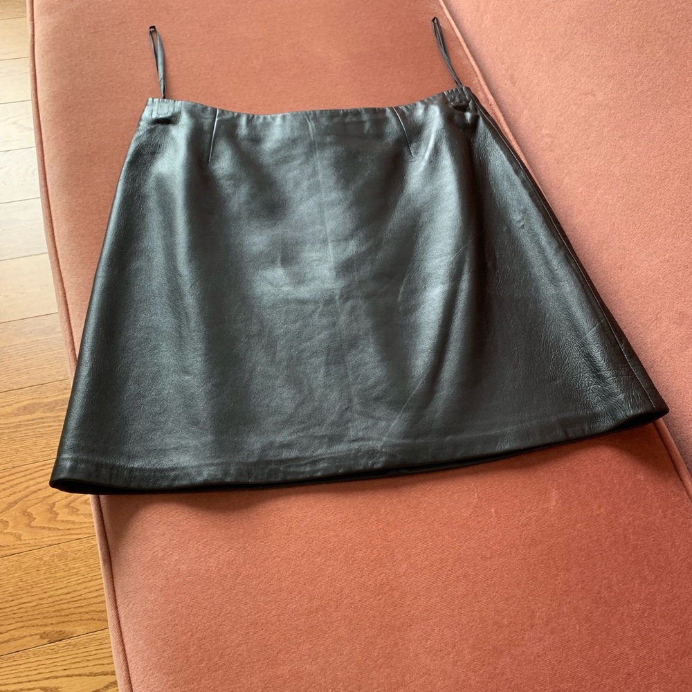 A real leather skirt by Cache